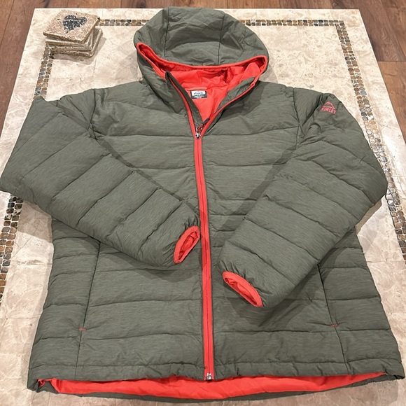 McKinley Foster Women’s Duckdown/ Feather Zip Up Puffer Jacket‎ with hood Size L - Picture 1 of 9